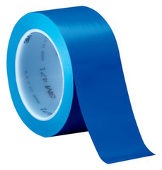 List 471 4" x 36 ydsVinyl Tape - Blue - Benchmark Tooling