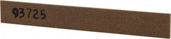 Made in USA - 1/2" Wide x 4" OAL, Aluminum Oxide Sharpening Stone - Flat, Medium Grade, 220 Grit - Benchmark Tooling