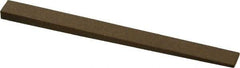 Made in USA - 5/16" Wide x 4" OAL, Aluminum Oxide Sharpening Stone - Flat Tapered, Medium Grade, 220 Grit - Benchmark Tooling