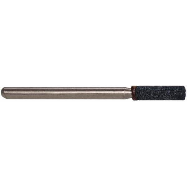 Grier Abrasives - 1/8 x 1/2" Head Diam x Thickness, W146, Cylinder, Aluminum Oxide Mounted Point - Benchmark Tooling