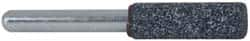 Grier Abrasives - 3/8 x 1-1/4" Head Diam x Thickness, W179, Cylinder, Aluminum Oxide Mounted Point - Benchmark Tooling