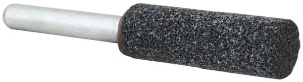 Grier Abrasives - 1/2 x 1-1/2" Head Diam x Thickness, W188, Cylinder, Aluminum Oxide Mounted Point - Benchmark Tooling