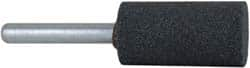 Grier Abrasives - 3/4 x 1-1/2" Head Diam x Thickness, W207, Cylinder, Aluminum Oxide Mounted Point - Benchmark Tooling