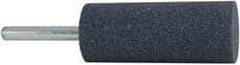 Grier Abrasives - 1 x 2-1/2" Head Diam x Thickness, W223, Cylinder, Aluminum Oxide Mounted Point - Benchmark Tooling