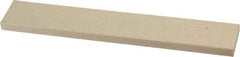 Norton - 120 Grit Aluminum Oxide Rectangular Roughing Stone - Fine Grade, 1" Wide x 6" Long x 1/4" Thick - Benchmark Tooling