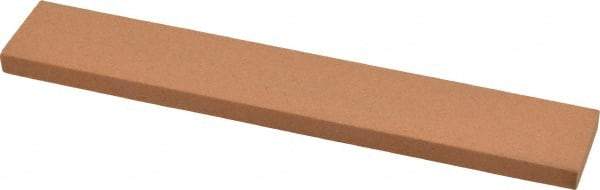 Norton - 180 Grit Aluminum Oxide Rectangular Roughing Stone - Very Fine Grade, 1" Wide x 6" Long x 1/4" Thick - Benchmark Tooling