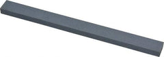 Norton - 320 Grit Silicon Carbide Rectangular Polishing Stone - Extra Fine Grade, 1/2" Wide x 6" Long x 1/4" Thick - Benchmark Tooling
