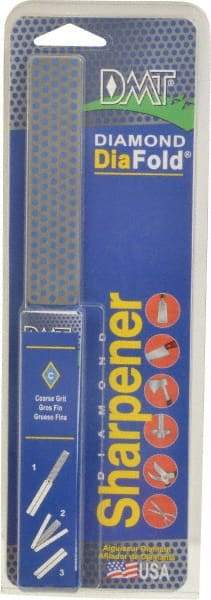 DMT - Coarse Grade, Diamond Whetstone Sharpener - 325 Grit, 45 Micron, Diamond Area 4.3" Long x 1" Wide, 9-1/2" Open Length, 5" Closed Length - Benchmark Tooling