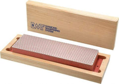 DMT - 8" Long x 2-5/8" Wide x 1-1/4" Thick, Diam ond Sharpening Stone - Rectangle, 600 Grit, Fine Grade - Benchmark Tooling