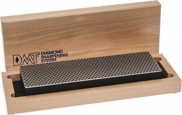 DMT - 8" Long x 2-5/8" Wide x 1-1/4" Thick, Diam ond Sharpening Stone - Rectangle, 220 Grit, Extra Coarse Grade - Benchmark Tooling