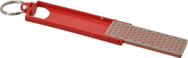 DMT - Fine Grade, Diamond Whetsone Sharpener - 25 Micron, Diamond Area 2-3/4" Long x 15/16" Wide, 5-1/2" Open Length, 2-11/16" Closed Length - Benchmark Tooling