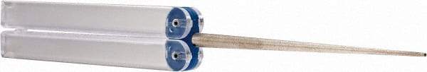 DMT - 9-1/2" OAL Coarse Knife Sharpener Diamond File - 1/4" Wide x 1/16" Thick, 4-3/16 LOC, Blue, 325 Grit - Benchmark Tooling