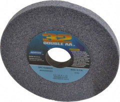 Norton - 6" Diam x 1-1/4" Hole x 1/2" Thick, K Hardness, 46 Grit Surface Grinding Wheel - Aluminum Oxide, Type 1, Coarse Grade, 4,140 Max RPM, Vitrified Bond, No Recess - Benchmark Tooling