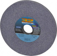 Norton - 7" Diam x 1-1/4" Hole x 1/2" Thick, I Hardness, 46 Grit Surface Grinding Wheel - Aluminum Oxide, Type 1, Coarse Grade, 3,600 Max RPM, Vitrified Bond, No Recess - Benchmark Tooling