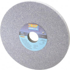 Norton - 8" Diam x 1-1/4" Hole x 1/2" Thick, H Hardness, 46 Grit Surface Grinding Wheel - Aluminum Oxide, Type 1, Coarse Grade, 3,105 Max RPM, Vitrified Bond, No Recess - Benchmark Tooling