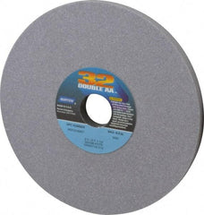 Norton - 8" Diam x 1-1/4" Hole x 1/2" Thick, K Hardness, 80 Grit Surface Grinding Wheel - Aluminum Oxide, Type 1, Medium Grade, 3,600 Max RPM, Vitrified Bond, No Recess - Benchmark Tooling