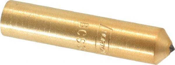 Norton - 1/2 Carat Single Point Diamond Dresser - 2" Long x 7/16" Shank Diam - Benchmark Tooling