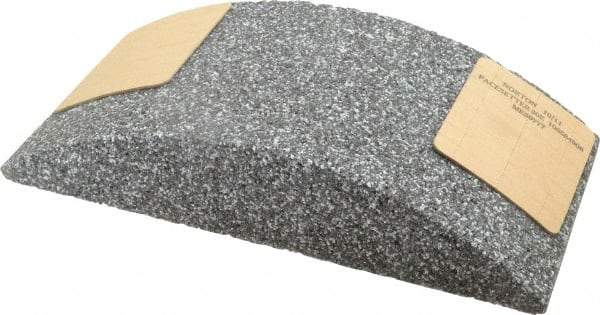 Norton - 11-1/4" Wide x 6" High x 2-1/4" Thick Grinding Segment - 30 Grit, Hardness E, Blue Print No. ME30777 - Benchmark Tooling