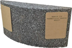 Norton - 11-1/4" Wide x 6" High x 2-1/4" Thick Grinding Segment - 30 Grit, Hardness F, Blue Print No. ME30777 - Benchmark Tooling