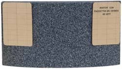 Norton - 11-1/4" Wide x 6" High x 2-1/4" Thick Grinding Segment - 30 Grit, Hardness G, Blue Print No. ME30777 - Benchmark Tooling