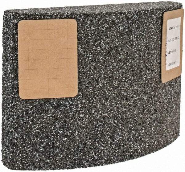 Norton - 11-1/4" Wide x 8" High x 3" Thick Grinding Segment - 24 Grit, Hardness G, Blue Print No. ME100703B - Benchmark Tooling