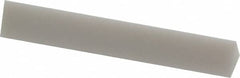 Norton - 3" Long x 1/2" Wide x 1/2" Thick, Novaculite Sharpening Stone - Triangle, Ultra Fine Grade - Benchmark Tooling