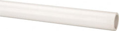 Made in USA - 3/4" Pipe, 5' Long PVC Unthreaded Plastic Pipe Nipple - 480 Max psi, 0.81" ID x 1.05" OD, Schedule 40, White - Benchmark Tooling