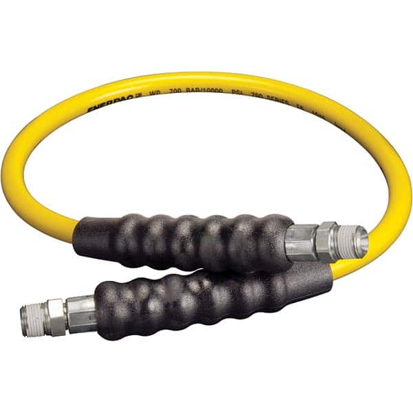 Enerpac - Hydraulic Pump Hose Inside Diameter (Inch): 0.25 Hose Length (Feet): 3.00 - Benchmark Tooling