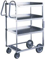 Lakeside - 700 Lb Capacity, 18-5/8" Wide x 35-3/8" Long x 43" High Ergonomic Utility Cart - Benchmark Tooling