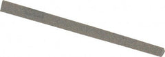 Norton - 4" Long x 1/4" Wide x 1/4" Thick, Aluminum Oxide Sharpening Stone - Triangle, Coarse Grade - Benchmark Tooling