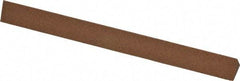 Norton - 4" Long x 3/8" Wide x 3/8" Thick, Aluminum Oxide Sharpening Stone - Triangle, Medium Grade - Benchmark Tooling