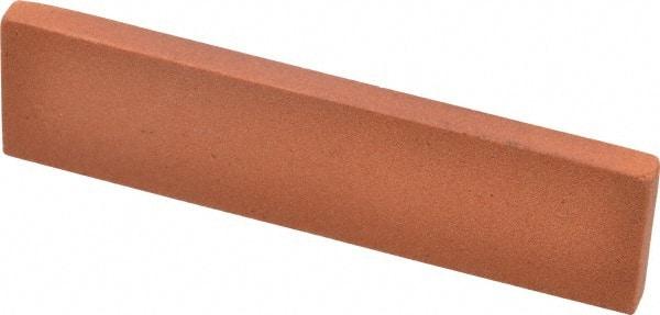 Norton - 4" Long x 1" Wide x 1/4" Thick, Aluminum Oxide Sharpening Stone - Rectangle, Fine Grade - Benchmark Tooling