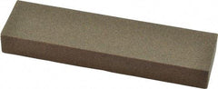 Norton - 4" Long x 1" Wide x 1/2" Thick, Aluminum Oxide Sharpening Stone - Rectangle, Coarse Grade - Benchmark Tooling