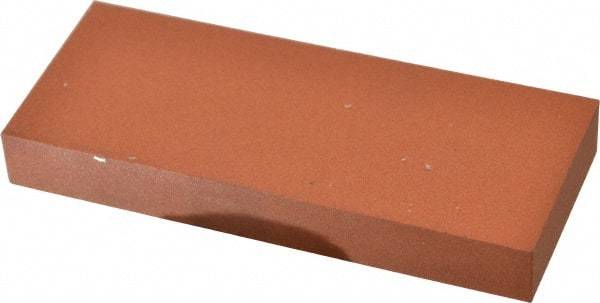 Norton - 5" Long x 2" Wide x 5/8" Thick, Aluminum Oxide Sharpening Stone - Rectangle, Fine Grade - Benchmark Tooling