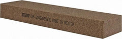 Norton - 8" Long x 2" Wide x 1" Thick, Aluminum Oxide Sharpening Stone - Rectangle, Coarse Grade - Benchmark Tooling