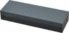 Norton - 6" Long x 2" Wide x 1" Thick, Silicon Carbide Sharpening Stone - Rectangle, Coarse, Fine Grade - Benchmark Tooling