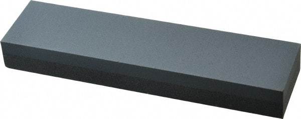 Norton - 8" Long x 2" Wide x 1" Thick, Silicon Carbide Sharpening Stone - Rectangle, Coarse, Fine Grade - Benchmark Tooling