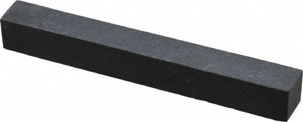 Value Collection - Square, Silicon Carbide, Toolroom Finishing Stick - 4" Long x 1/2" Wide x 1/2" Thick, Medium Grade - Benchmark Tooling
