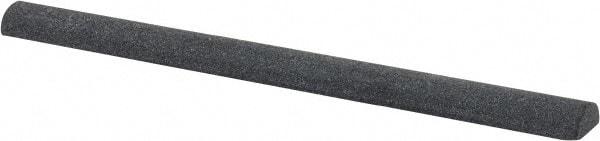 Value Collection - Half Round, Silicon Carbide, Toolroom Finishing Stick - 4" Long x 3/8" Wide, Fine Grade - Benchmark Tooling