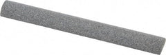 Value Collection - Half Round, Silicon Carbide, Toolroom Finishing Stick - 4" Long x 1/2" Wide, Coarse Grade - Benchmark Tooling