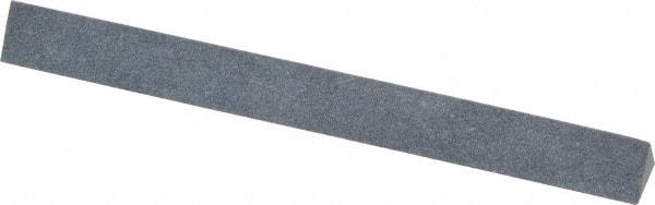 Value Collection - Three Square, Silicon Carbide, Toolroom Finishing Stick - 4" Long x 3/8" Wide, Medium Grade - Benchmark Tooling