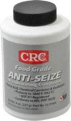 CRC - 8 oz Bottle High Temperature Anti-Seize Lubricant - Aluminum, -65 to 1,800°F, Opaque Off-White, Food Grade, Water Resistant - Benchmark Tooling