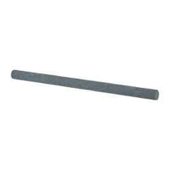 Value Collection - Round, Silicon Carbide, Toolroom Finishing Stick - 4" Long x 1/4" Wide, Medium Grade - Benchmark Tooling