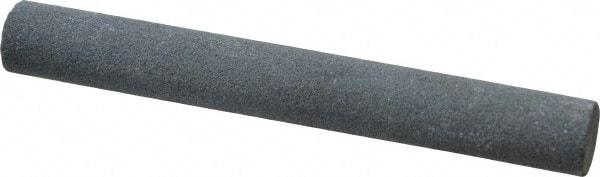 Value Collection - Round, Silicon Carbide, Toolroom Finishing Stick - 4" Long x 1/2" Wide, Medium Grade - Benchmark Tooling