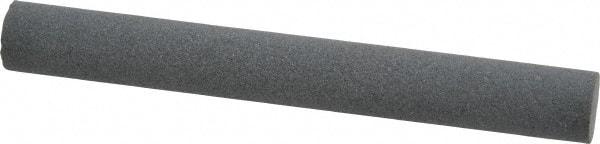 Value Collection - Round, Silicon Carbide, Toolroom Finishing Stick - 4" Long x 1/2" Wide, Fine Grade - Benchmark Tooling