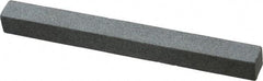 Value Collection - Square, Aluminum Oxide, Toolroom Finishing Stick - 4" Long x 3/8" Wide x 3/8" Thick, Coarse Grade - Benchmark Tooling