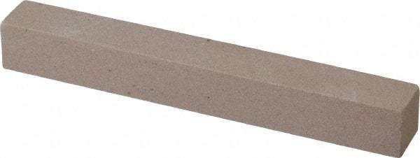 Value Collection - Square, Aluminum Oxide, Toolroom Finishing Stick - 4" Long x 1/2" Wide x 1/2" Thick, Fine Grade - Benchmark Tooling