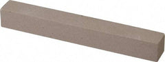 Value Collection - Square, Aluminum Oxide, Toolroom Finishing Stick - 4" Long x 1/2" Wide x 1/2" Thick, Fine Grade - Benchmark Tooling