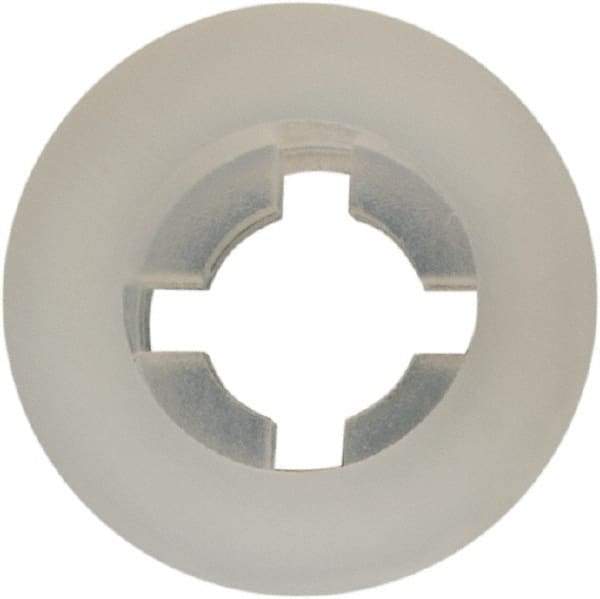 Made in USA - #4 Screw, 0.102" ID, Nylon Internal Tooth Lock Washer - 17/64" OD, Grade 6/6 - Benchmark Tooling