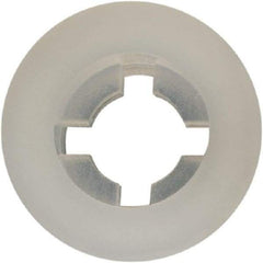 Made in USA - #4 Screw, 0.102" ID, Nylon Internal Tooth Lock Washer - 17/64" OD, Grade 6/6 - Benchmark Tooling